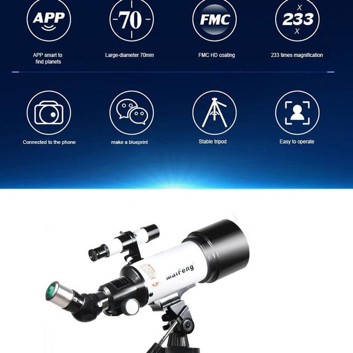 40070 233X70 High Definition High Times Astronomical Telescope With Tripod