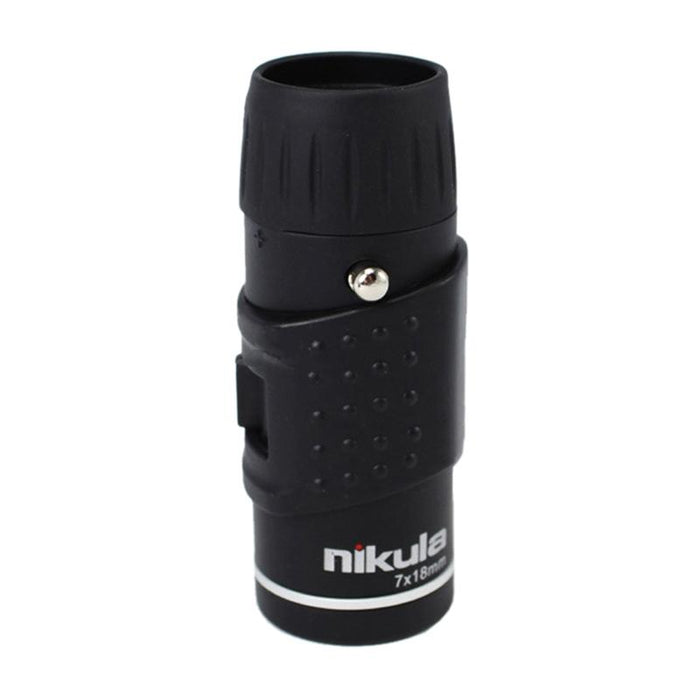 7X18 Portable Professional High Times High Definition Dual Focus Zoom Monocular Pocket Telescope