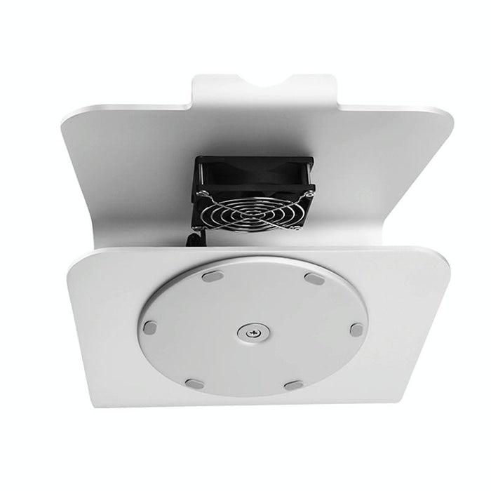 Zj-001 Rotation Style Aluminum Cooling Stand With Cool Fan For Mac Air, Mac Pro, iPad, and Other Laptops Silver