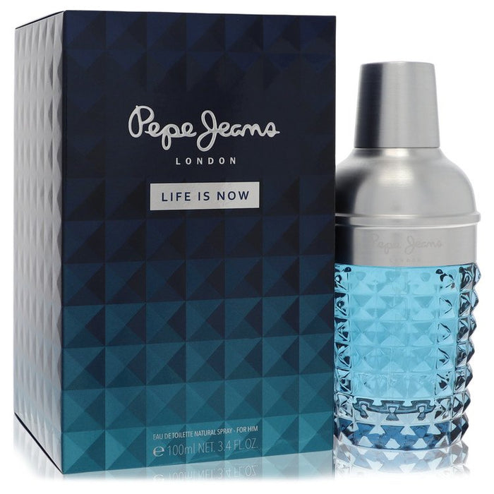 Pepe Jeans Life Is Now Eau De Toilette Spray For Men-100 Ml