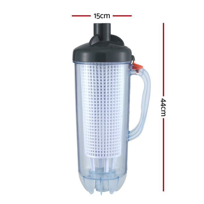 Pool Leaf Canister Cleaner Suction Catcher In-Ground Swimming Pools