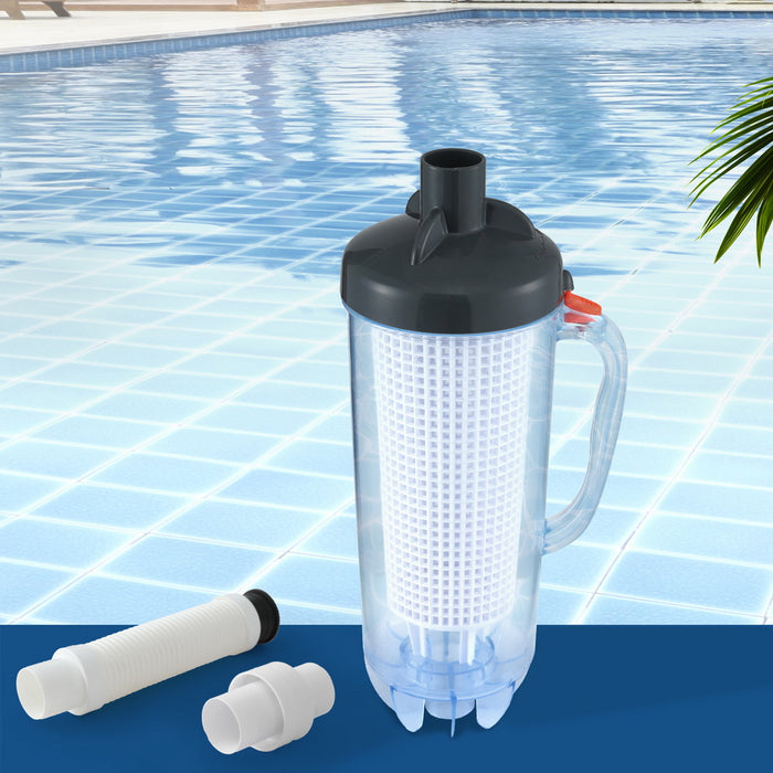 Pool Leaf Canister Cleaner Suction Catcher In-Ground Swimming Pools