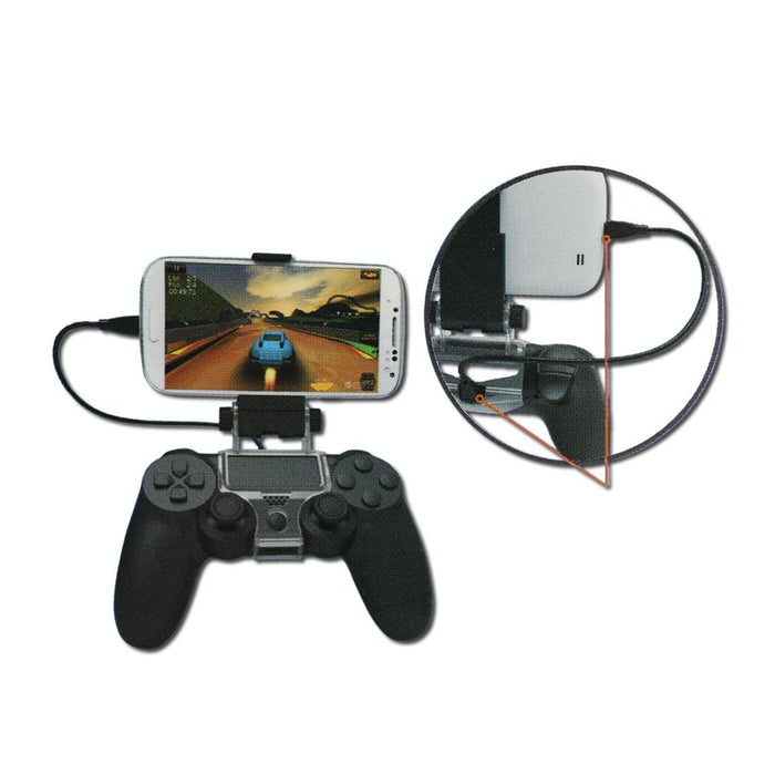 Tp4-016 Smartphone Otg Clamp Holder For Sony Ps4 Game Controller Suitable For Up To 6 Inch Phones