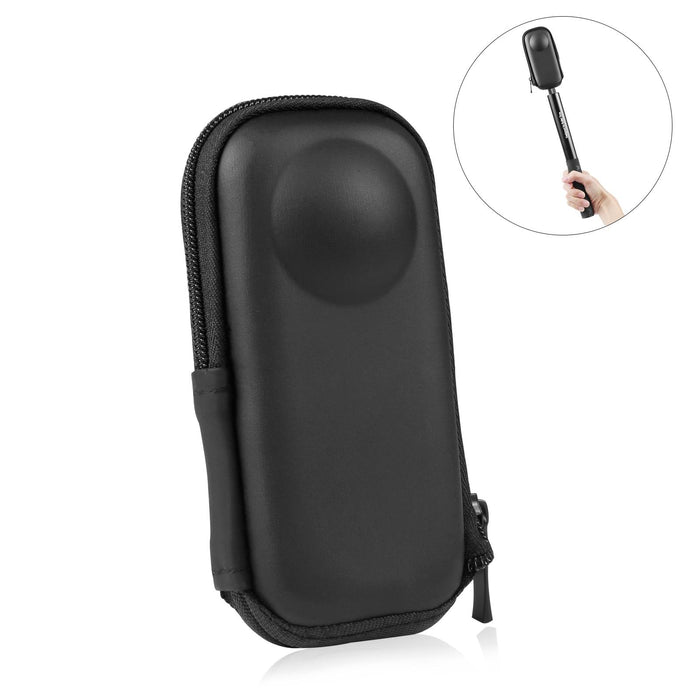 For Insta360 X4 Puluz Camera Portable Case Box Storage Bag Black