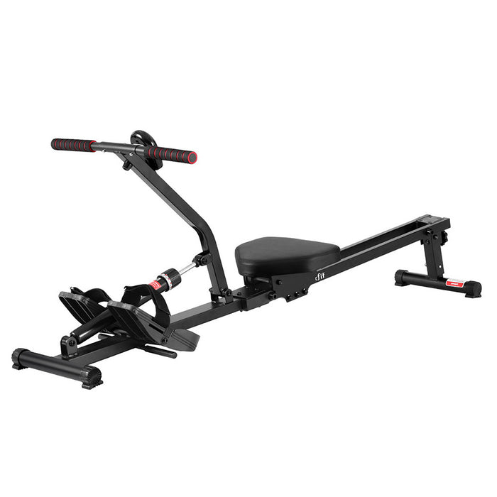 Hydraulic Rowing Machine Rower 12 Levels Resistance Exercise Fitness Gym Cardio