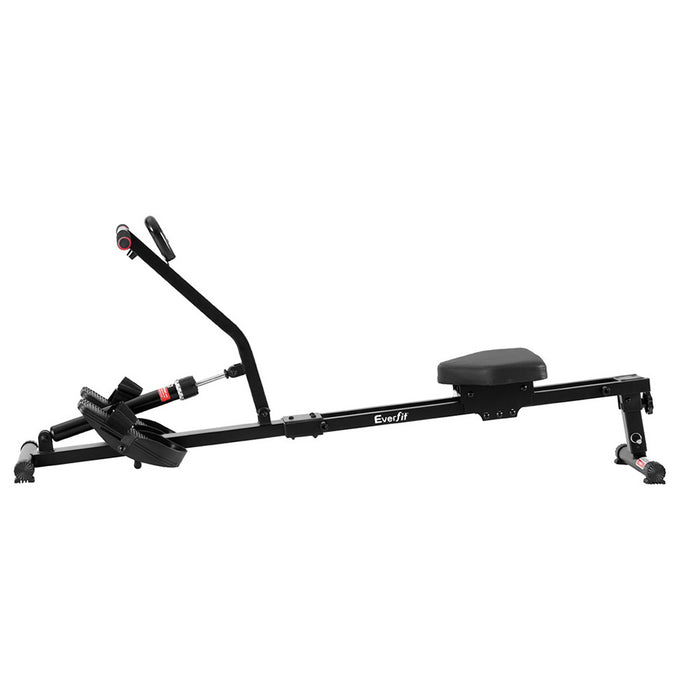 Hydraulic Rowing Machine Rower 12 Levels Resistance Exercise Fitness Gym Cardio