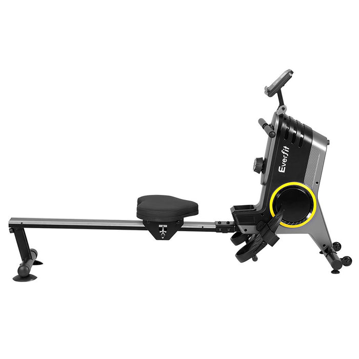 Rowing Machine 12 Levels Magnetic Rower Fitness Gym Cardio Workout