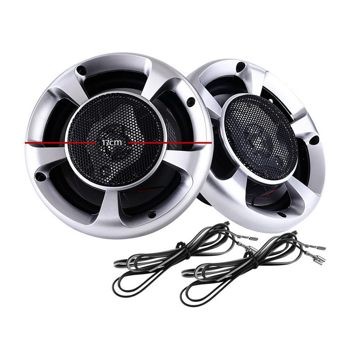 Set Of 2 6.5Inch Led Light Car Speakers