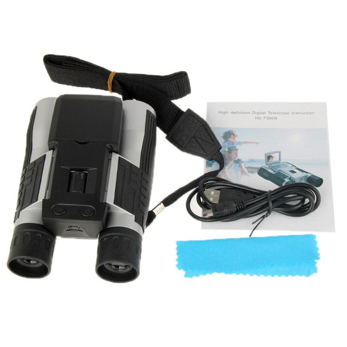 2.0 Inch Tft Lcd 5Mp 12 X 32 Zoom Telescope Binocular Digital Camera Black