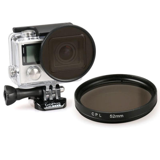 52mm Round Circle Filter For Gopro Hero 4 / 3 And Xiaoyi