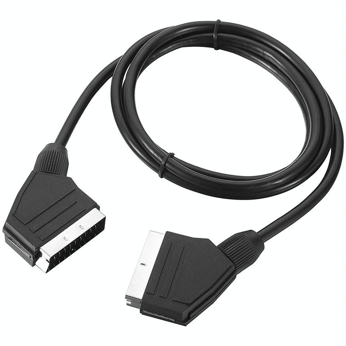 20 Pin Scart To Scart Lead Cable For Dvd/Hdtv/Av/Tv - 1.5M