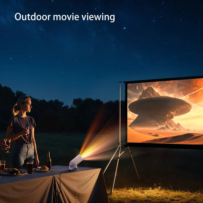 4K Android Projector - Outdoor Cinema Tv Player With Auto Calibration