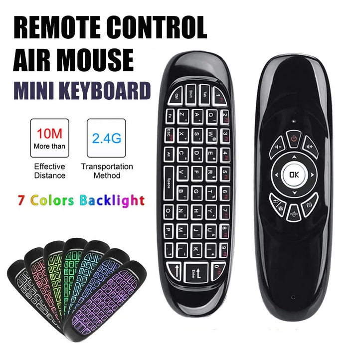 2.4G Rf Air Mouse With Backlit Keyboard For Android Tv Box