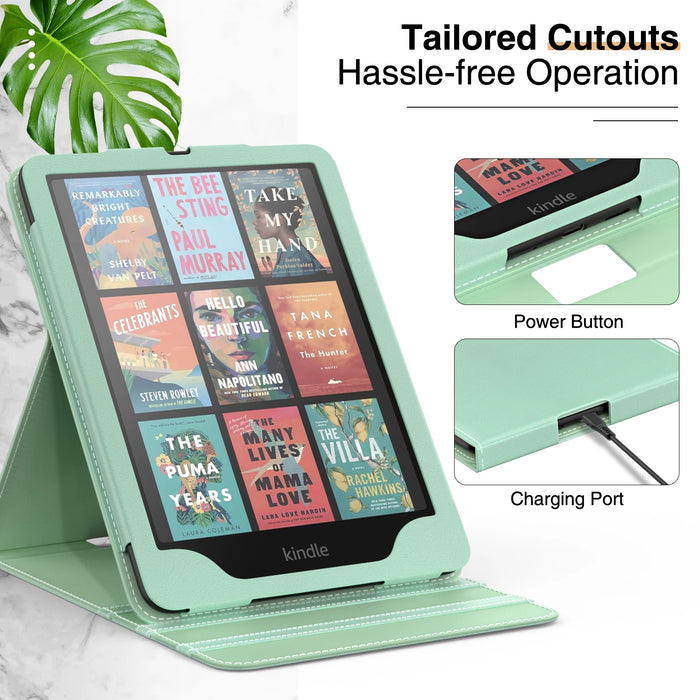 For 7" / 6.8"Kindle Paperwhite 12Th / 11Th Gen 2024 / 2021 & Kindle Coloursoft Signature Edition Flip Stand Case