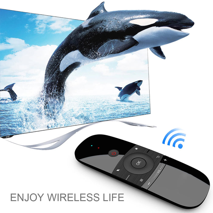 2.4G Air Mouse Keyboard Remote For Smart Tv Android Tv Box Pc - 6 - Axis Gyroscope Ir Learning