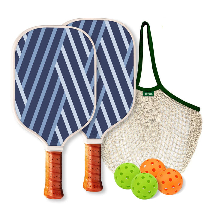 2 Paddle Pickleball Set 4 Outdoor Balls Surface