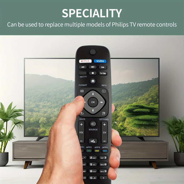 Universal Remote Control For Philips 4K Smart Tv - Nh500Up / Nh500Uw / Nh503Up - 32Pfl4902 / F7 40Pfl4901 / F7B 75Pfl6601 / F7 50Pfl5602 43