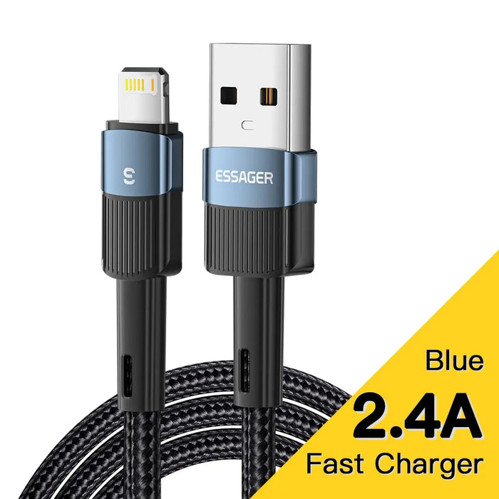 Essager Fast Charging USB Cable for Iphone 2.4a