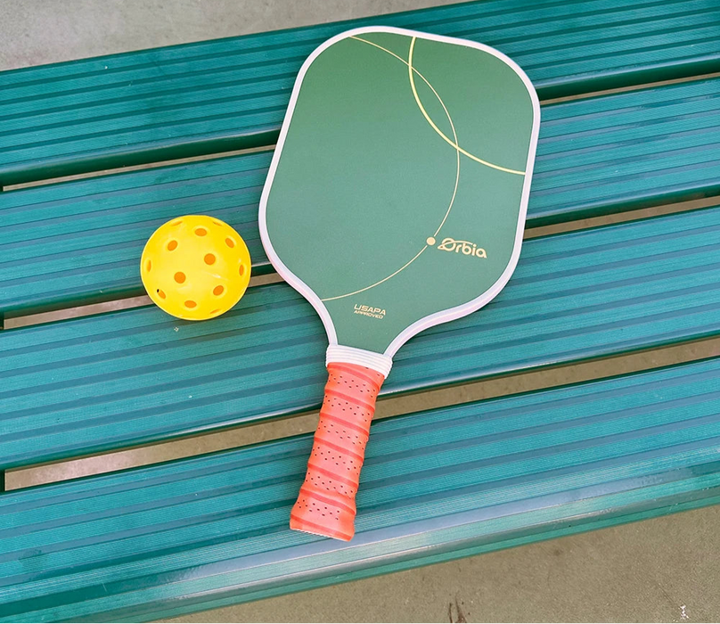 Pickleball Paddle Set 2 Paddles 4 Balls Glass Fiber 16Mm Pp Core