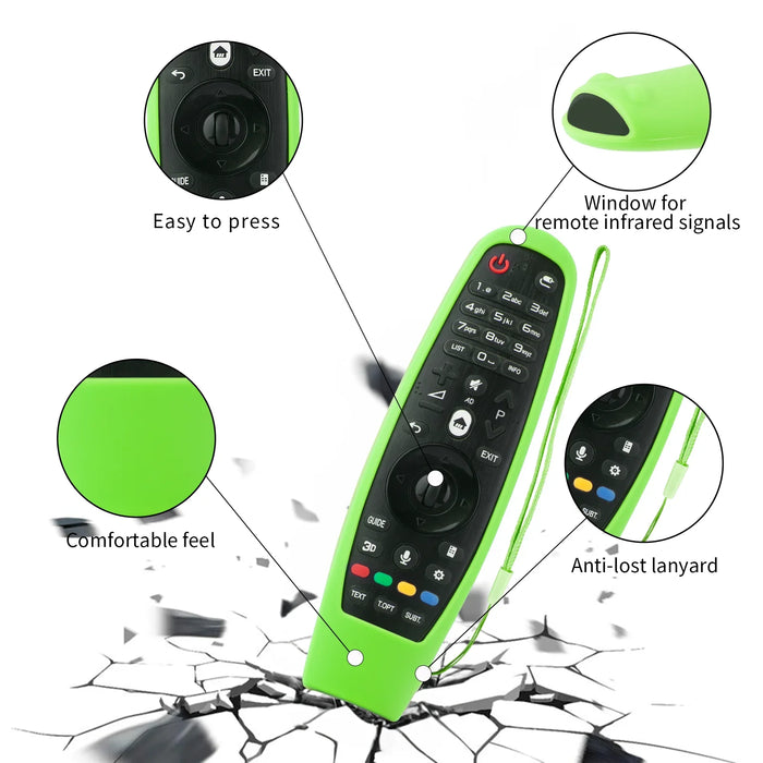 Silicone Protective Case For Lg Smart Tv Magic Remote - Compatible With Mr20Ga Mr19Ba Mr18Ba Mr650A Mr650 Mr600 - Luminous