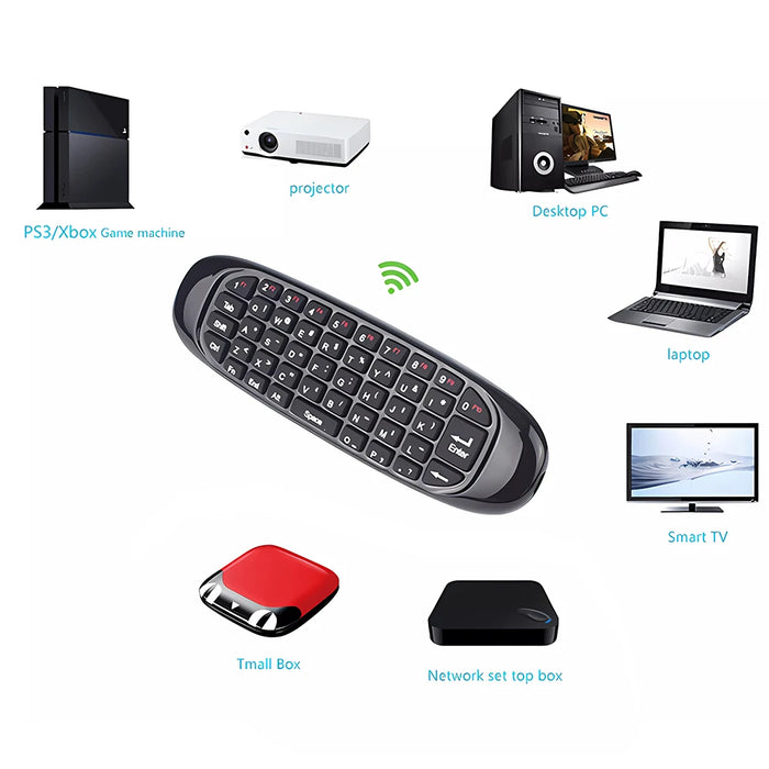 2.4G Wireless Keyboard Mouse For Android Tv Box - C120 Fly Air Mouse - Russian / Spanish