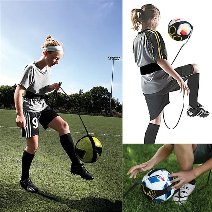 Adjustable Kids Soccer Trainer for Solo Practice