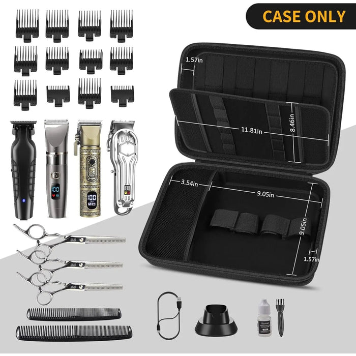 Hard Travel Case For Hair Clippers Hair Cutting Barber Supplies Organizer Bag Trimmer Storage Holder For Ufree