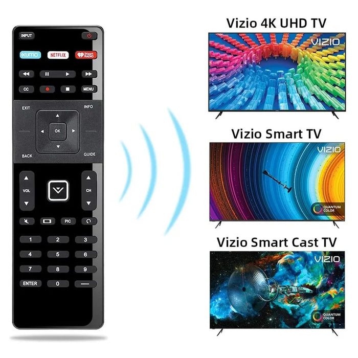 Replacement Remote For Vizio Hdtv Tv - D39H-D0 / D50U-D1 / E43-C2 / E32-C1 / D65U-D2-Xrt122