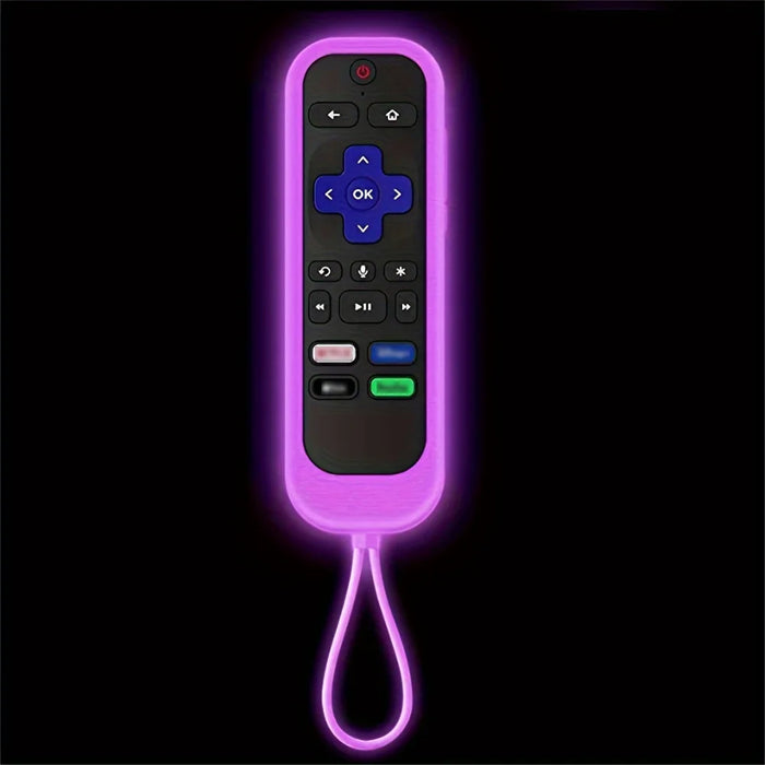 Silicone Protective Case For Roku Tcl Express Rc280 Rcal7R Remote - Dust - Proof Anti - Slip