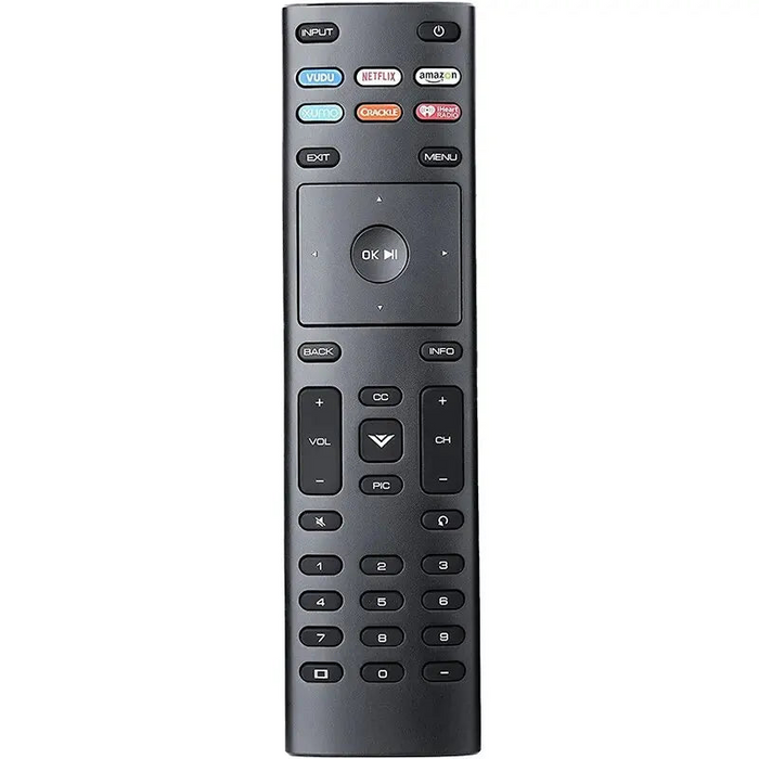 Universal Remote Xrt136 For Vizio Tv - Vudu Netflix Amazon Xumo Crackle Iheart App - D24Hne1 D24Hg9 D50Xg9 V505G9