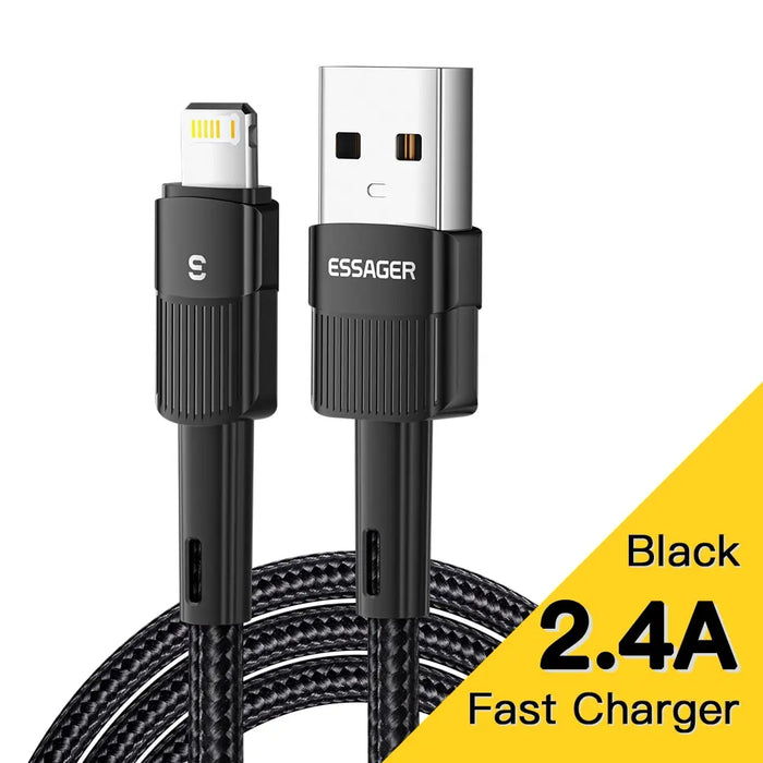 Essager Fast Charging USB Cable for Iphone 2.4a