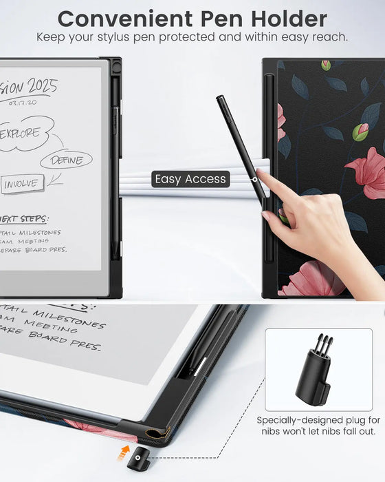 For Remarkable 2 10.3 2020 Lightweight Ultra-Thin Magnetic Case With Remarkable 2 Pen Holder