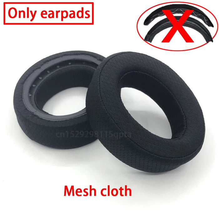 Pair of Replacement Ear Pads For Corsair Hs50 / Hs60 / Hs70 Pro Headphones Pu Leather Ear Covers For Earmuffs And Headband