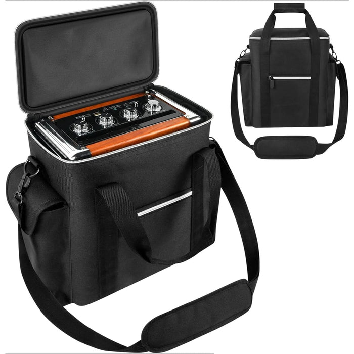 Karaoke Bag / Carrying Case Compatible With Jyx-S55 / For Jyx 69Bt Ms69 Karaoke Machine With Two Wireless Microphones Holder