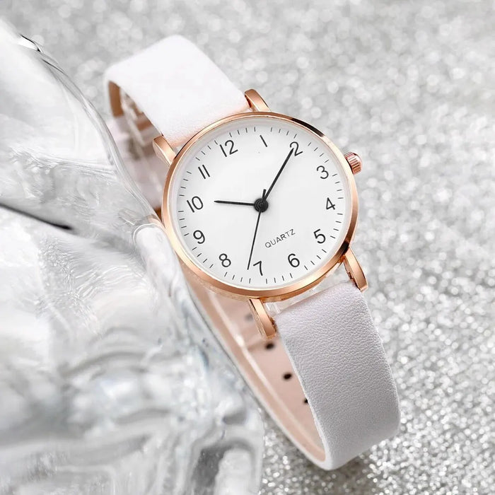 4 Piece Casual Quartz Watch Jewelry Set