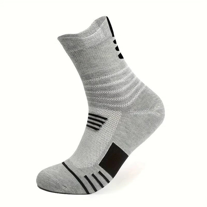 Pack of 3 Mens Cushion Crew Socks for Active Sports