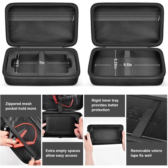 Case For Halo Bolt 58830 / 57720 / Air 58830 / Acdc Max 55500 Mwh / Air + Portable Emergency Power Kit Storage Holder