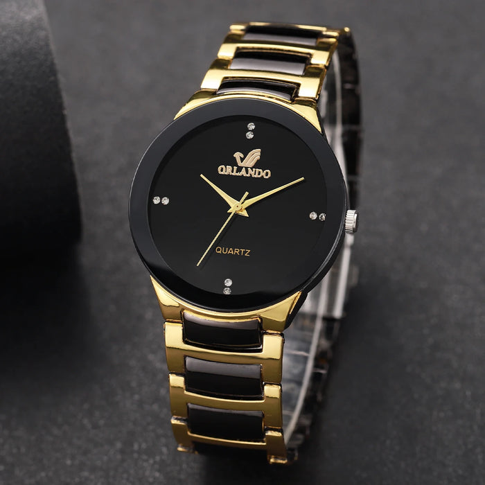 Steel Mens Quartz Watch