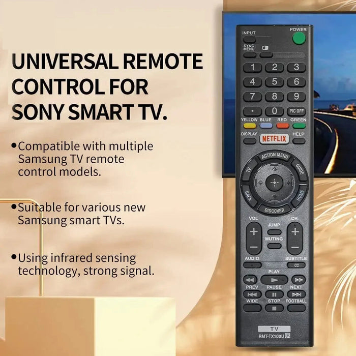 Universal Remote Control For Sony Bravia Tvs - Rmt - Tx100U With Netflix Buttons