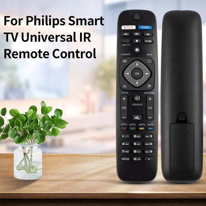 Universal Remote Control For Philips 4K Smart Tv - Nh500Up / Nh500Uw / Nh503Up - 32Pfl4902 / F7 40Pfl4901 / F7B 75Pfl6601 / F7 50Pfl5602 43