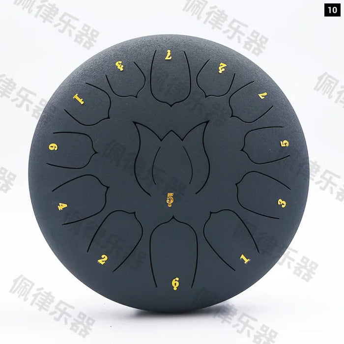 12 Inch 13 Note Ethereal Steel Hand Drum For Camping Meditation Yoga