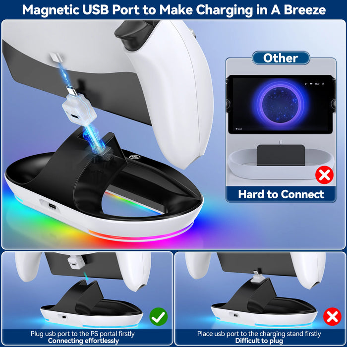 Ps Portal Charger Stand 9 Lights