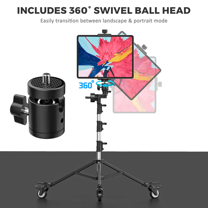 Universal Ipad Tripod Adapter Ball Head