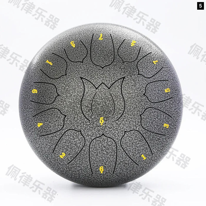 12 Inch 13 Note Ethereal Steel Hand Drum For Camping Meditation Yoga