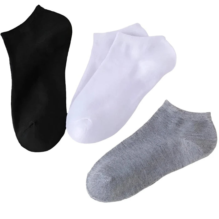 8 Pairs No Slip Boat Socks Low Cut Invisible Breathable