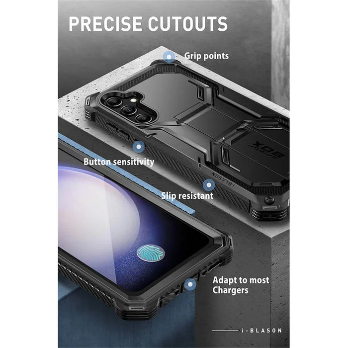 For Samsung Galaxy S24 Fe 6.7 Inch Armorbox Full-Body Rugged Phone Case With Built-In Screen Protector