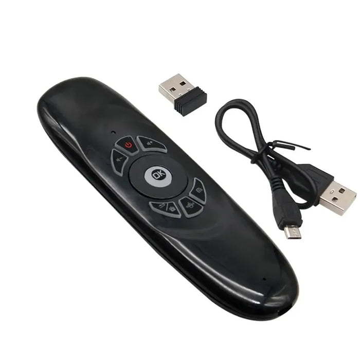 2.4G Rf Voice Air Mouse C120 - 7 Colour Backlight Mini Keyboard For Android Tv Box