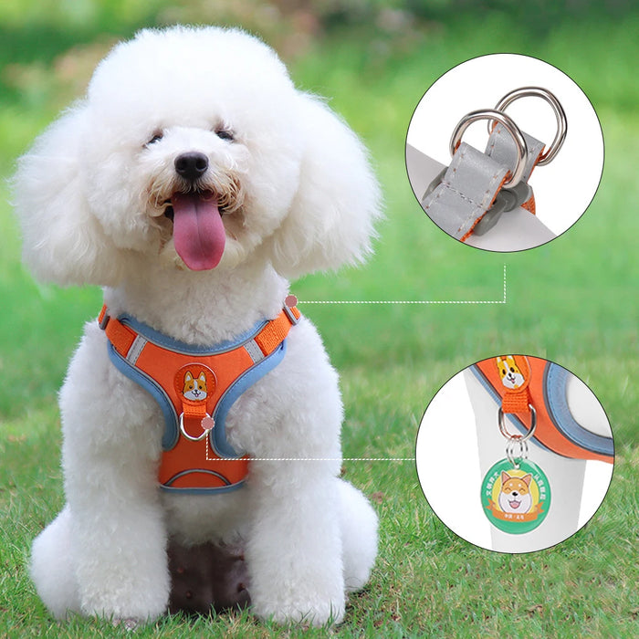 Reflective Vest Harness For Small Pets