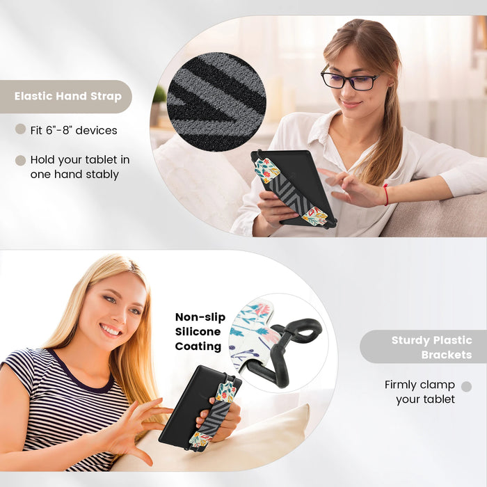 For 6-8" Kindle/ Kobo / Voyag A Ereaders Fire Tablet High-Elasticity Versatile Security Hand Strap