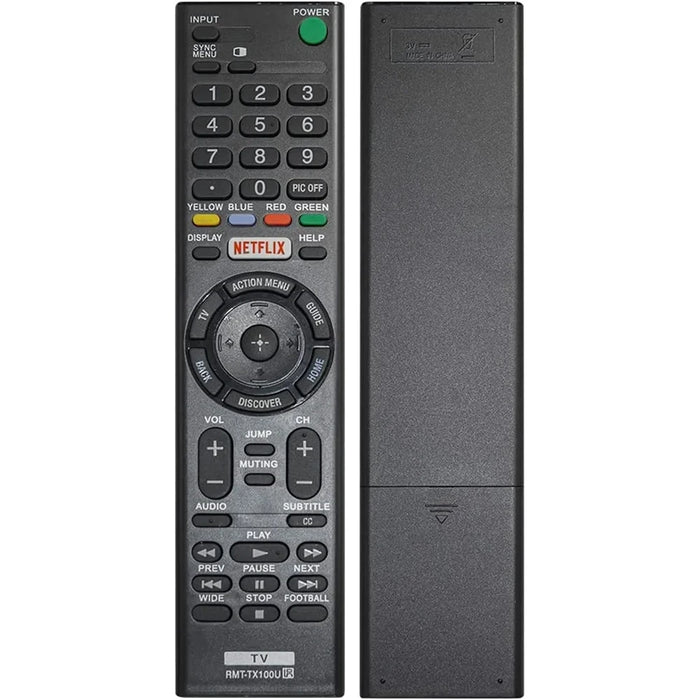 Universal Remote Control For Sony Bravia Tvs - Rmt - Tx100U With Netflix Buttons